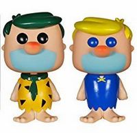 0 Fred and Barney Yellow Green The Flintstones Funko pop