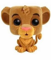 85 Simba Flocked Hot Topic Lion King Funko pop