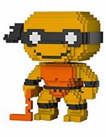 7 Orange Michelangelo 8-Bit Funko pop