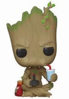 539 Sitting Groot Gamer Marvel Comics Funko pop