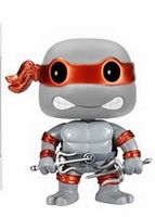 61 Greyscale & Chrome Raphael Teenage Mutant Ninja Turtles Funko pop