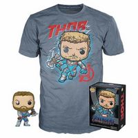 452 Glow Thor Tshirt Combo Gamestop Marvel Comics Funko pop