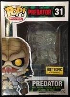 31 Clear Predator with Green Splatter Predator Funko pop