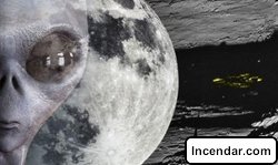 UFO sighting Giant alien ship on the Moon is 100 percent proof of ET life A UFO has been spotted lurking in the shadows of a lunar crater, an alien life conspiracy theorist has outlandishly claimed.