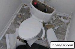 Toilet explodes in Florida house after lightning strikes septic tank in front yard